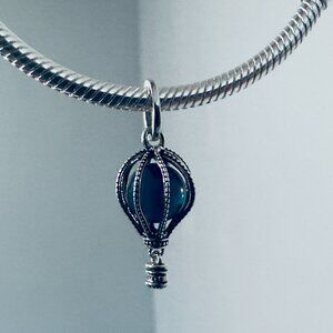 New AUTHENTIC Pandora Blue Air Balloon Charm / Pandora Bracelet